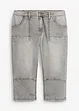 Regular Fit-3/4-jeans med stretch, Straight, bonprix