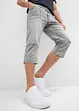 Regular Fit-3/4-jeans med stretch, Straight, bonprix
