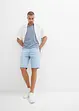 Pull on-jogger bermudashorts i denim, Regular Fit, bonprix
