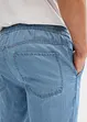 Lett Regular Fit slip on-jeans  med lin, Straight, bonprix