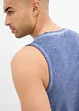 Singlet i vasket materiale, bonprix