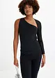 Off shoulder-topp med ermer i mesh, bonprix