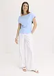 Off shoulder-topp i økologisk bomull, bonprix