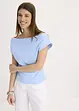 Off shoulder-topp i økologisk bomull, bonprix