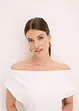 Off shoulder-topp i økologisk bomull, bonprix