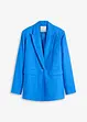 Ledig blazer med lin og bred krage med slag, bonprix
