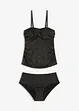 Tankini (2-delt sett) med glanstråder, bonprix