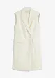 Lang vest i blazer-look, bonprix