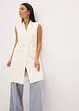 Lang vest i blazer-look, bonprix