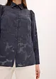Bluse i jacquard-chiffon, bonprix