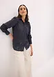Bluse i jacquard-chiffon, bonprix