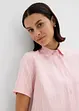 Kortermet bluse med knute-detalj og stripemønster, bonprix