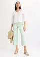 Bluse i lett materiale med volanger, bonprix