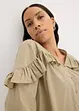Bluse i lett materiale med volanger, bonprix