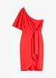 One shoulder-kjole med rynking, bonprix