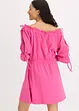 Jerseykjole med carmenutringning, bonprix