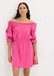 Jerseykjole med carmenutringning, bonprix