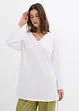 Oversized topp i økologisk bomull med elastan, bonprix