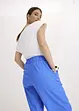 Bermudashorts i luftig linmiks med vide ben, bonprix