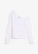Off shoulder-topp med etset mønster, bonprix