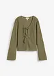 Cardigan i barcrepe, bonprix