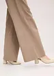Wide Leg-bukse med stretch, bonprix