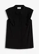Trikotbluse med volanger, bonprix