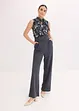 Jumpsuit med chiffon, bonprix