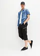 3/4-lang pull on-bukse med cargolommer, Regular Fit, bonprix