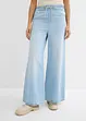 Wide Leg-jeans, Mid Waist, komfortlinning, bonprix
