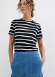 Jeansskjørt Mid Waist, midi-lengde, bonprix