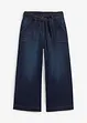 Wide Leg-jeans High Waist, komfortlinning cropped, bonprix