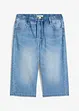 Slip on-jeansbermuda for barn, Slim Fit, bonprix