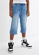 Slip on-jeansbermuda for barn, Slim Fit, bonprix