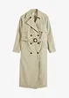 Kåpe i trenchcoat-look med avtagbare ermer og nederdel, bonprix