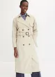 Kåpe i trenchcoat-look med avtagbare ermer og nederdel, bonprix