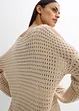 Boxy genser med cut outs, bonprix