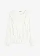 Trikotbluse med volanger, bonprix