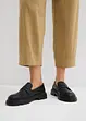 Slip on-bukse med lin, 7/8-lengde, bonprix