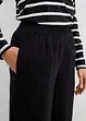 Slip on-bukse med lin, 7/8-lengde, bonprix