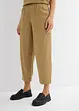 Slip on-bukse med lin, 7/8-lengde, bonprix
