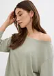 Off shoulder-topp i myk modalmiks, bonprix