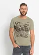T-shirt med trykk, bonprix