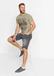 T-shirt med trykk, bonprix