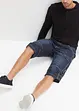 Lang bermudashorts i lett denim, Relaxed Fit, bonprix