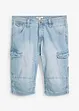 Lang bermudashorts i lett denim, Relaxed Fit, bonprix