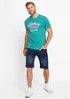 Bermudashorts i sweat-denim med komfortsnitt, Regular Fit, bonprix