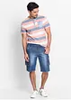 Bermudashorts i denim med cargolommer, Regular Fit, bonprix