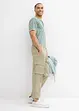 Loose Fit pull on-cargobukse, Straight, bonprix