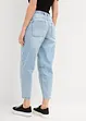 Barrel-jeans Mid Waist Low Stretch, cropped, bonprix